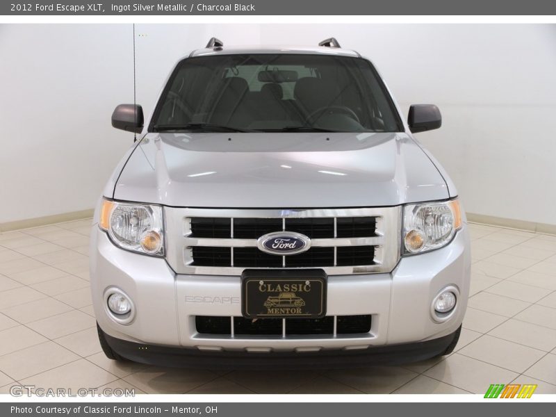 Ingot Silver Metallic / Charcoal Black 2012 Ford Escape XLT