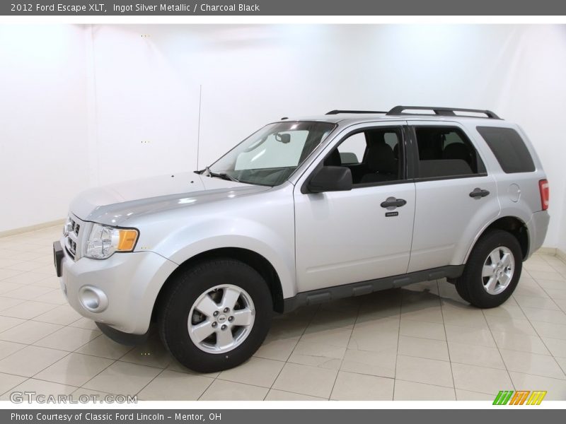 Ingot Silver Metallic / Charcoal Black 2012 Ford Escape XLT