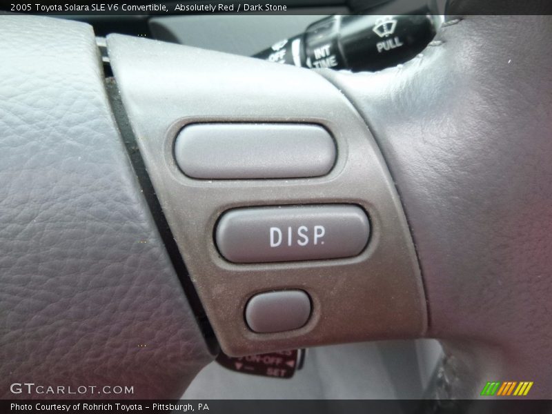 Absolutely Red / Dark Stone 2005 Toyota Solara SLE V6 Convertible