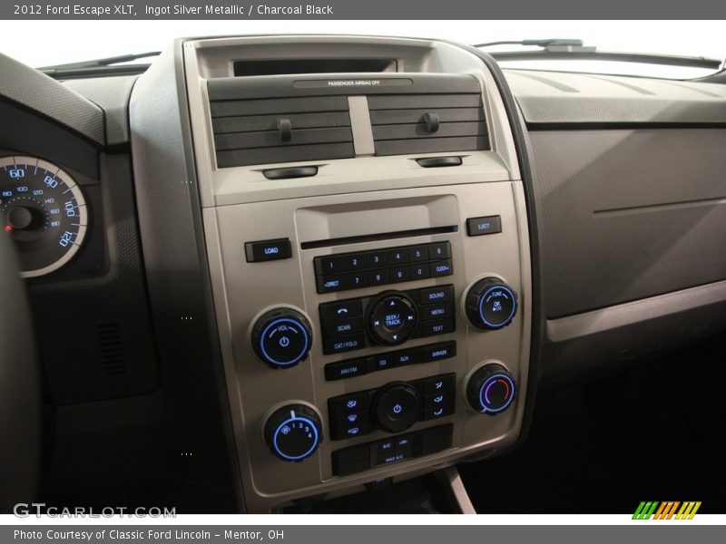 Ingot Silver Metallic / Charcoal Black 2012 Ford Escape XLT