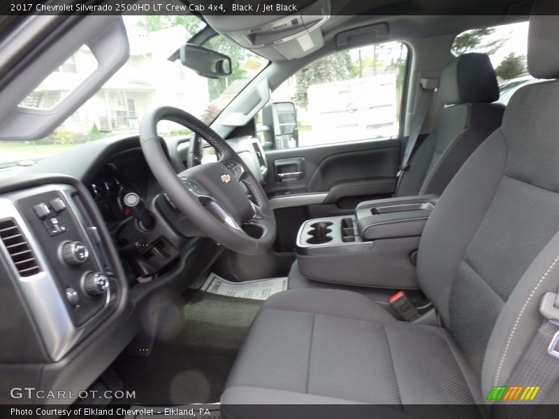  2017 Silverado 2500HD LT Crew Cab 4x4 Jet Black Interior