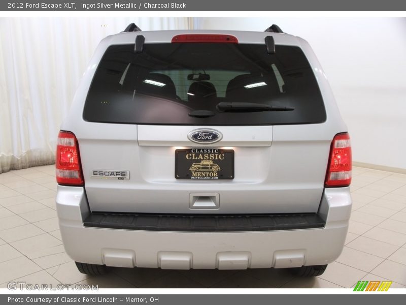 Ingot Silver Metallic / Charcoal Black 2012 Ford Escape XLT