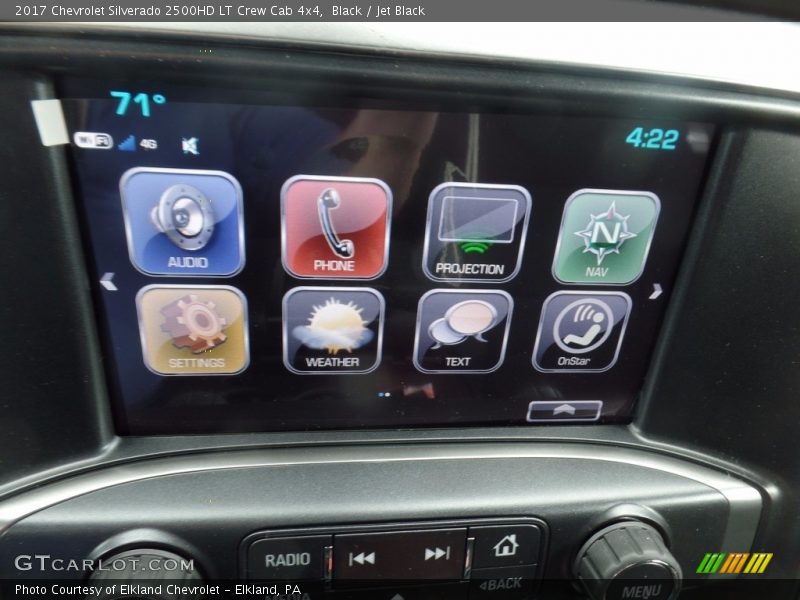 Controls of 2017 Silverado 2500HD LT Crew Cab 4x4