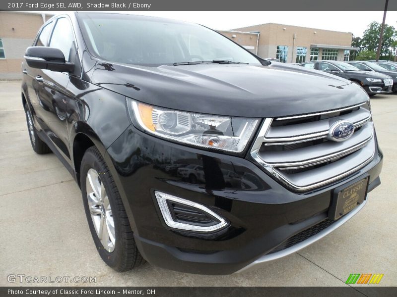 Shadow Black / Ebony 2017 Ford Edge SEL AWD