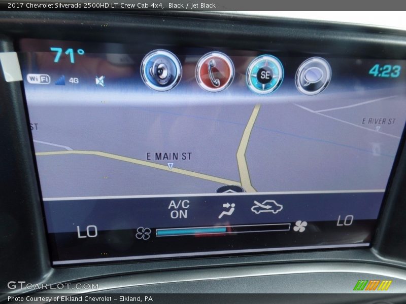 Navigation of 2017 Silverado 2500HD LT Crew Cab 4x4