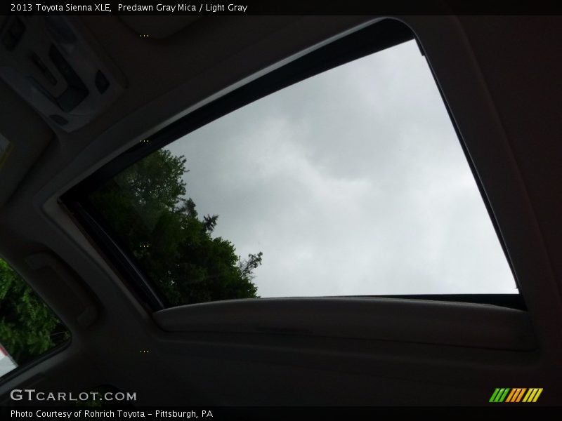 Predawn Gray Mica / Light Gray 2013 Toyota Sienna XLE