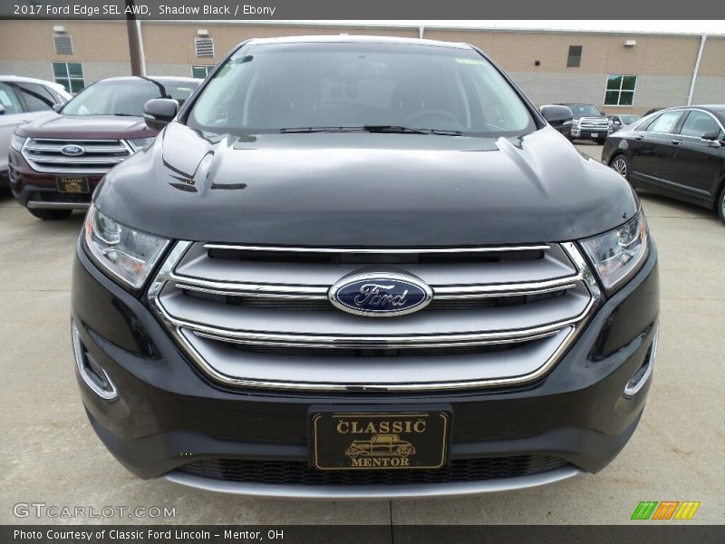 Shadow Black / Ebony 2017 Ford Edge SEL AWD