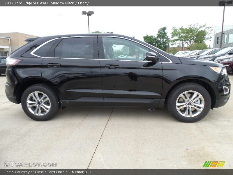 Shadow Black / Ebony 2017 Ford Edge SEL AWD