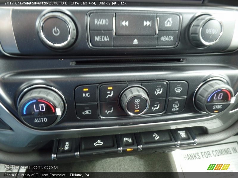 Controls of 2017 Silverado 2500HD LT Crew Cab 4x4