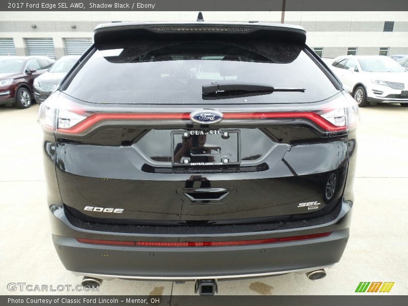Shadow Black / Ebony 2017 Ford Edge SEL AWD