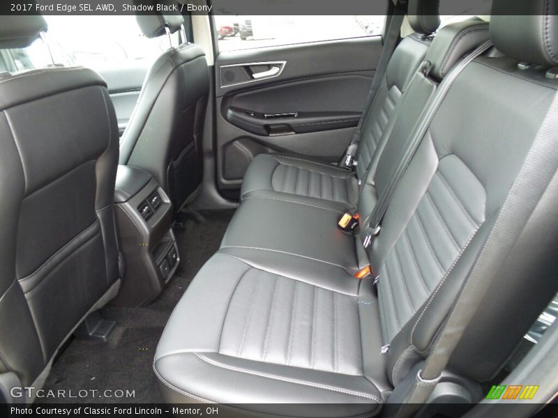 Shadow Black / Ebony 2017 Ford Edge SEL AWD