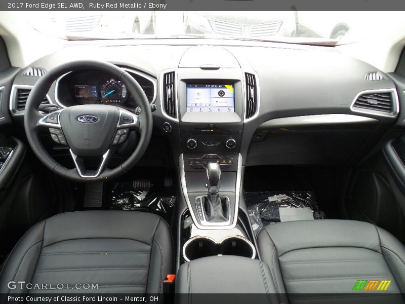 Dashboard of 2017 Edge SEL AWD