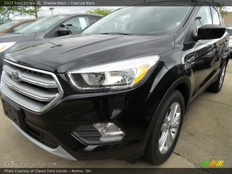 Shadow Black / Charcoal Black 2017 Ford Escape SE
