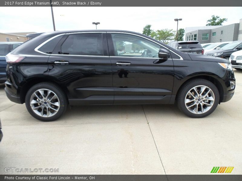 Shadow Black / Ebony 2017 Ford Edge Titanium AWD