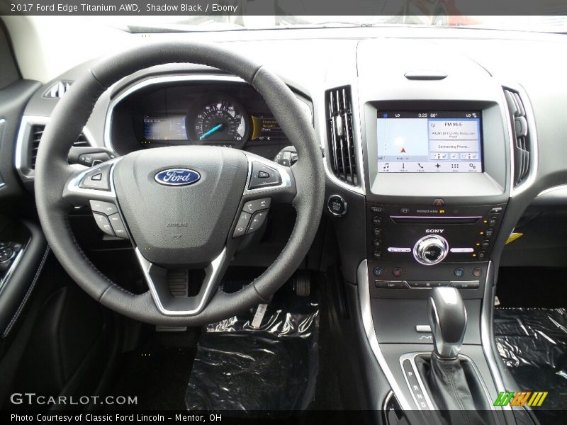 Shadow Black / Ebony 2017 Ford Edge Titanium AWD