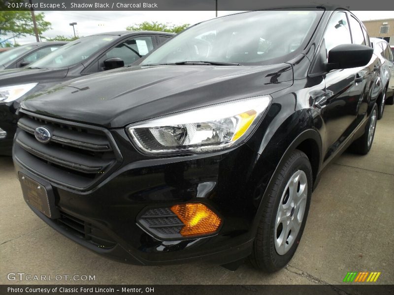 Shadow Black / Charcoal Black 2017 Ford Escape S