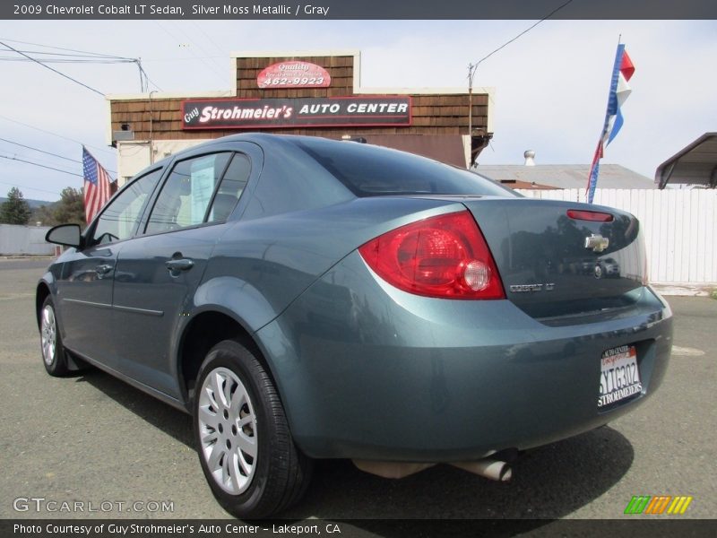 Silver Moss Metallic / Gray 2009 Chevrolet Cobalt LT Sedan