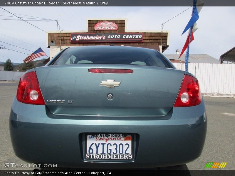 Silver Moss Metallic / Gray 2009 Chevrolet Cobalt LT Sedan