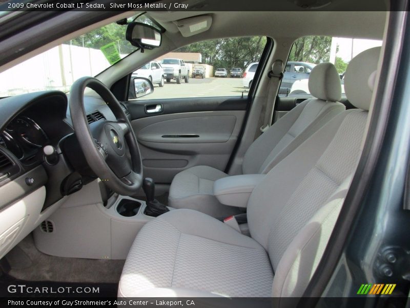 Silver Moss Metallic / Gray 2009 Chevrolet Cobalt LT Sedan