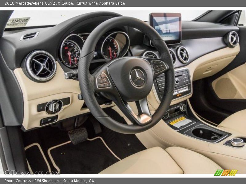 Cirrus White / Sahara Beige 2018 Mercedes-Benz CLA 250 Coupe