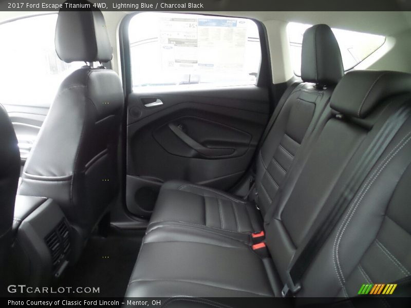 Lightning Blue / Charcoal Black 2017 Ford Escape Titanium 4WD