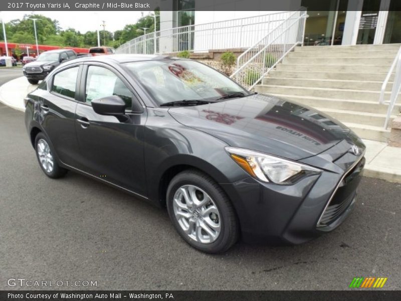 Graphite / Mid-Blue Black 2017 Toyota Yaris iA
