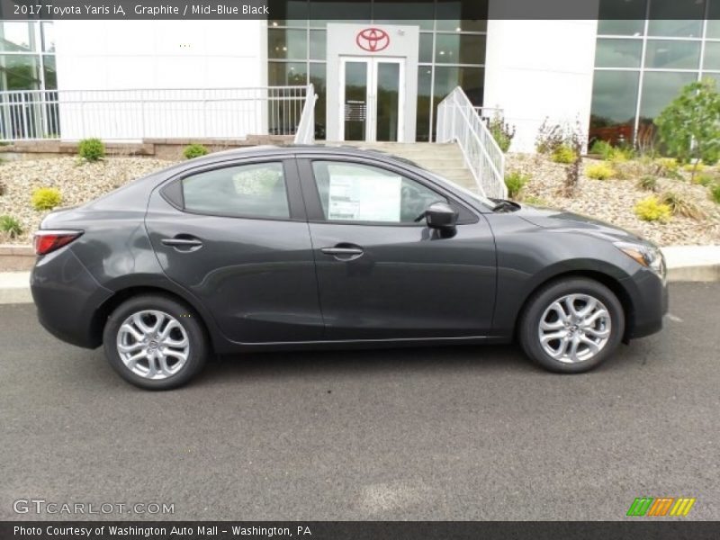 Graphite / Mid-Blue Black 2017 Toyota Yaris iA
