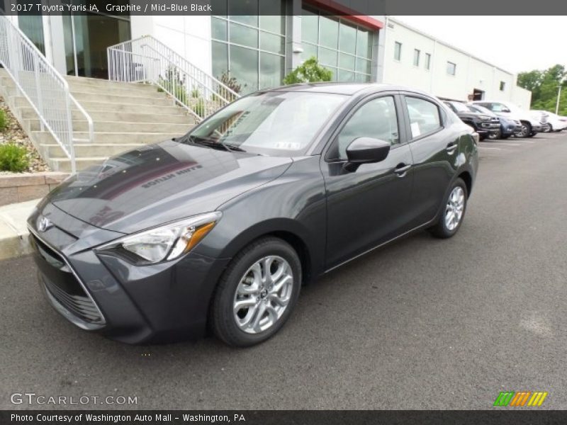 Graphite / Mid-Blue Black 2017 Toyota Yaris iA