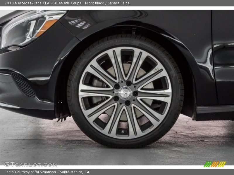 Night Black / Sahara Beige 2018 Mercedes-Benz CLA 250 4Matic Coupe