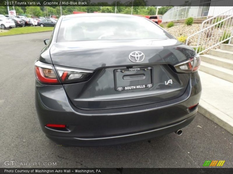 Graphite / Mid-Blue Black 2017 Toyota Yaris iA