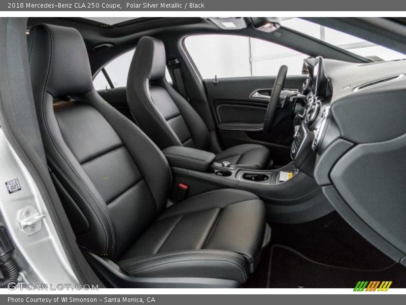 Polar Silver Metallic / Black 2018 Mercedes-Benz CLA 250 Coupe