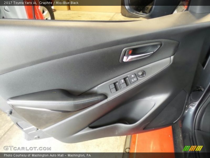 Graphite / Mid-Blue Black 2017 Toyota Yaris iA