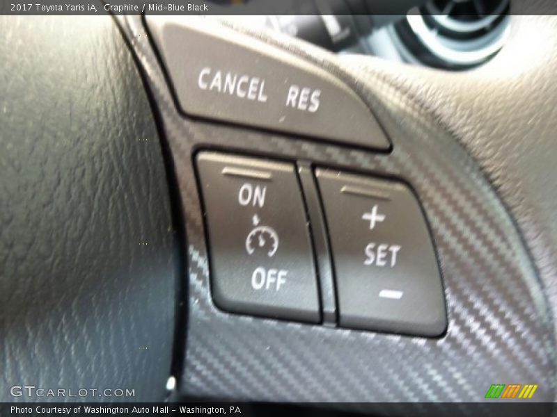 Graphite / Mid-Blue Black 2017 Toyota Yaris iA