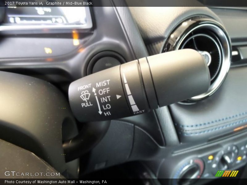 Graphite / Mid-Blue Black 2017 Toyota Yaris iA