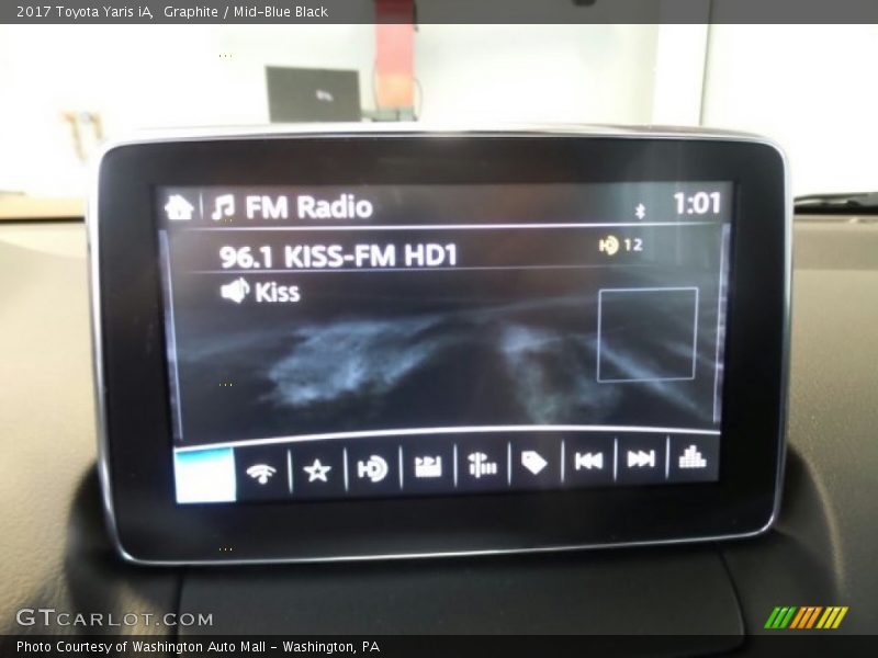 Graphite / Mid-Blue Black 2017 Toyota Yaris iA