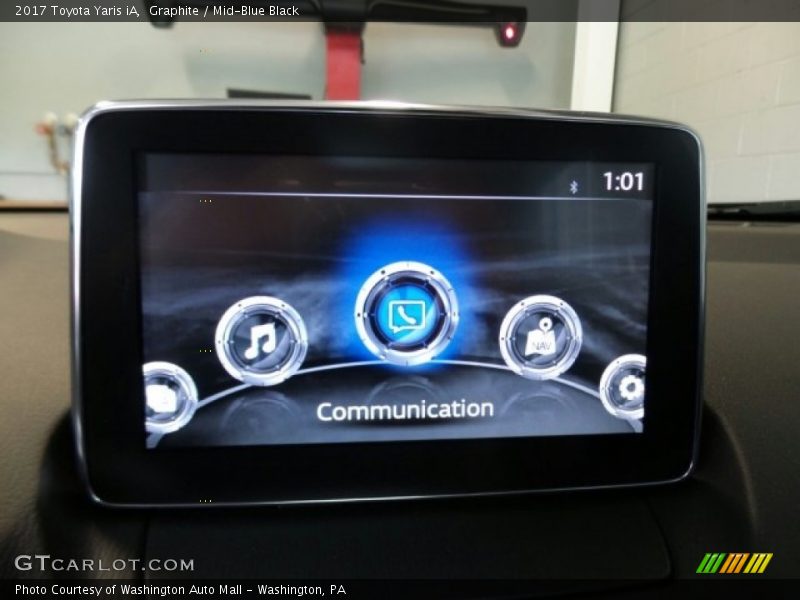 Graphite / Mid-Blue Black 2017 Toyota Yaris iA