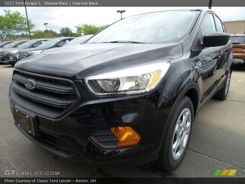 Shadow Black / Charcoal Black 2017 Ford Escape S