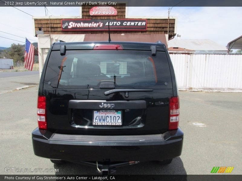 Natural Green Pearl / Dark Slate Gray 2012 Jeep Liberty Sport