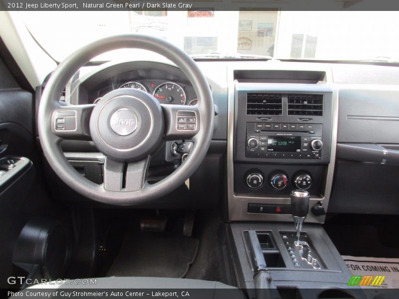 Natural Green Pearl / Dark Slate Gray 2012 Jeep Liberty Sport