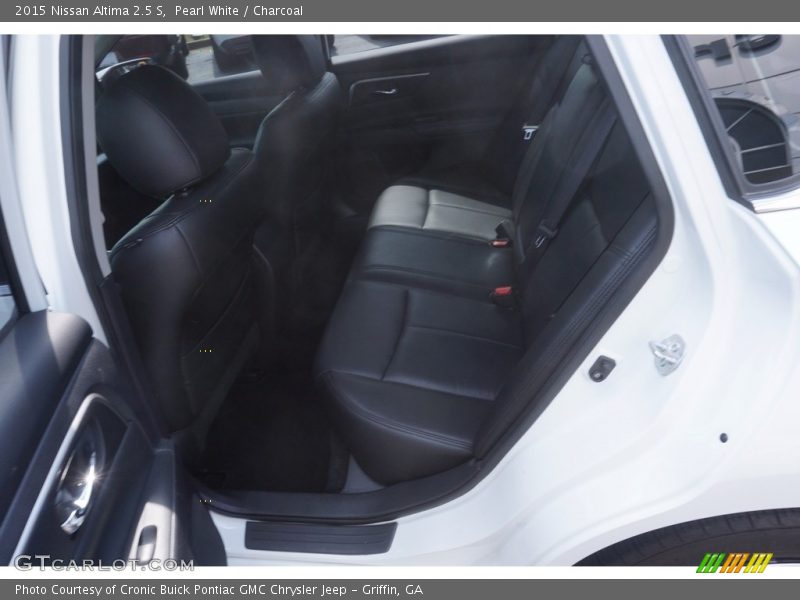 Pearl White / Charcoal 2015 Nissan Altima 2.5 S