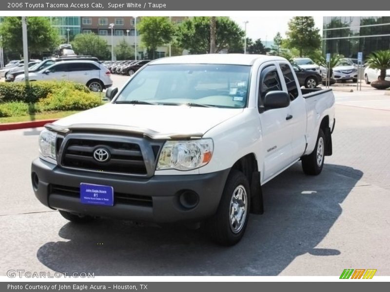 Super White / Taupe 2006 Toyota Tacoma Access Cab