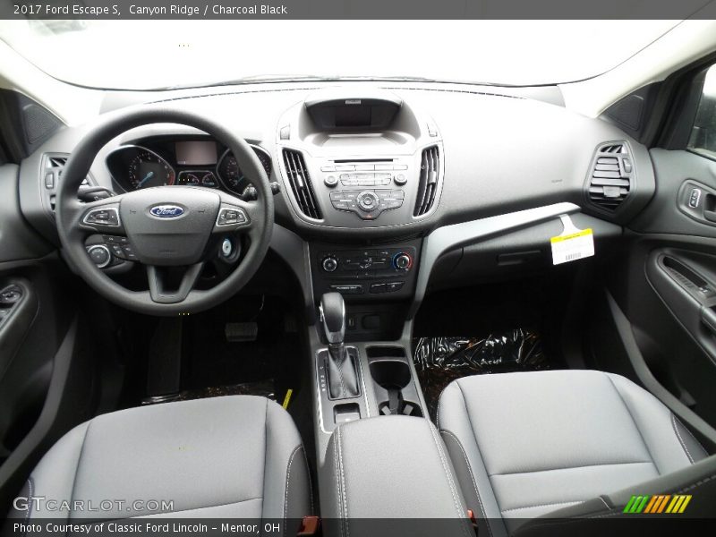 Canyon Ridge / Charcoal Black 2017 Ford Escape S
