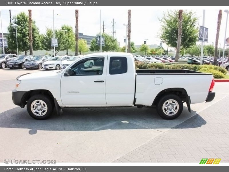 Super White / Taupe 2006 Toyota Tacoma Access Cab