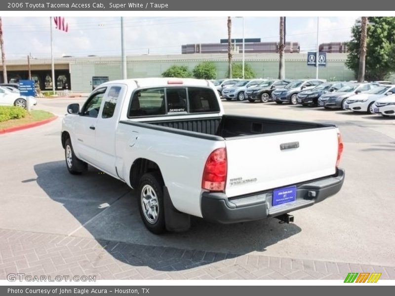 Super White / Taupe 2006 Toyota Tacoma Access Cab