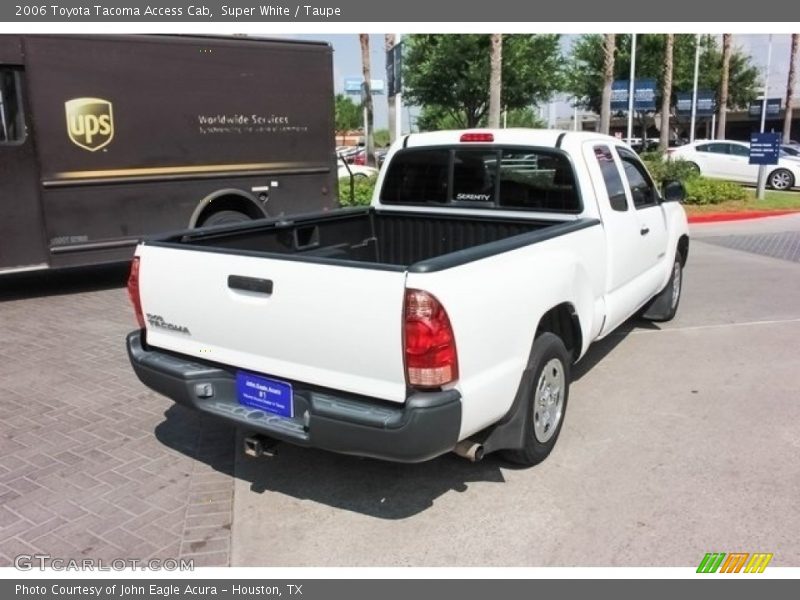 Super White / Taupe 2006 Toyota Tacoma Access Cab