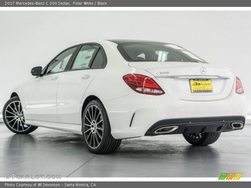 Polar White / Black 2017 Mercedes-Benz C 300 Sedan