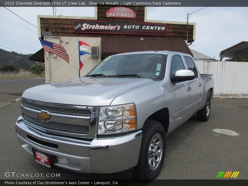 Silver Ice Metallic / Light Cashmere/Dark Cashmere 2013 Chevrolet Silverado 1500 LT Crew Cab