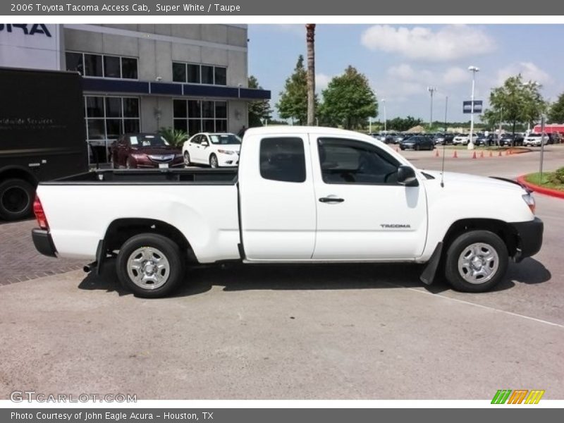 Super White / Taupe 2006 Toyota Tacoma Access Cab