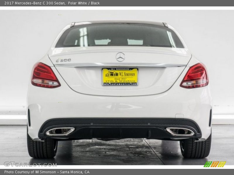 Polar White / Black 2017 Mercedes-Benz C 300 Sedan