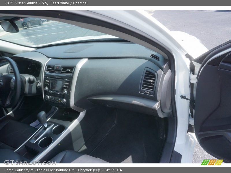 Pearl White / Charcoal 2015 Nissan Altima 2.5 S